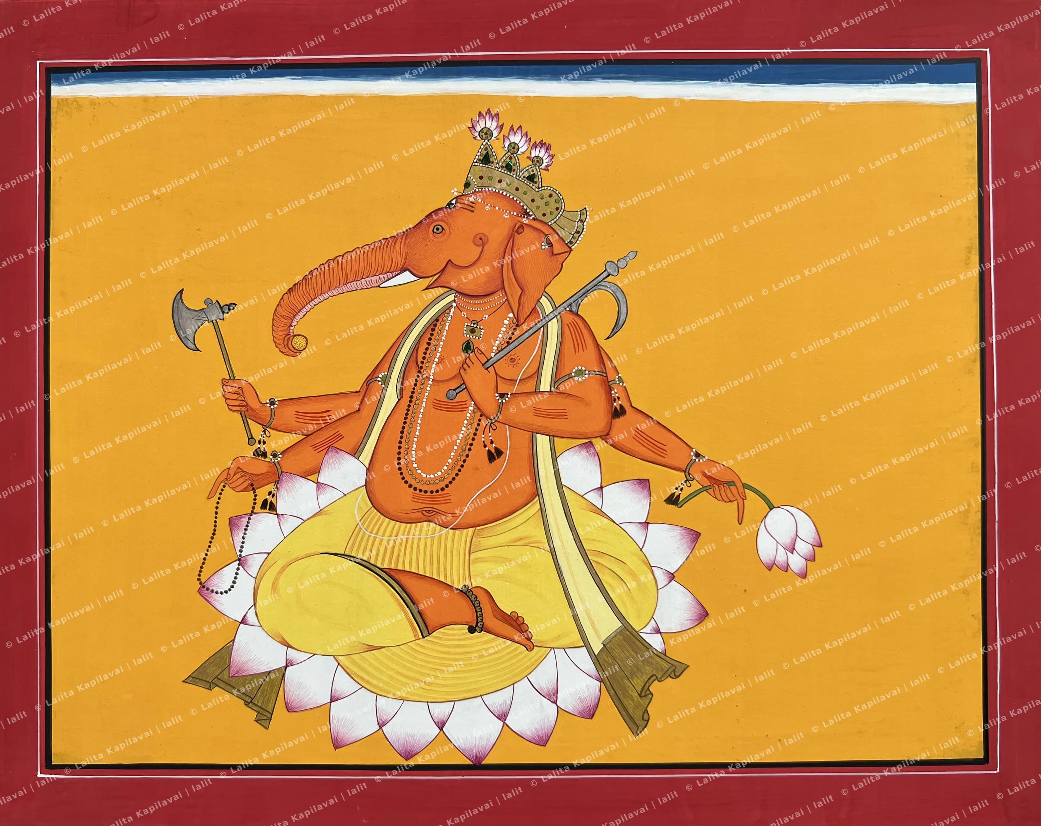 Ganesha, the auspicious God