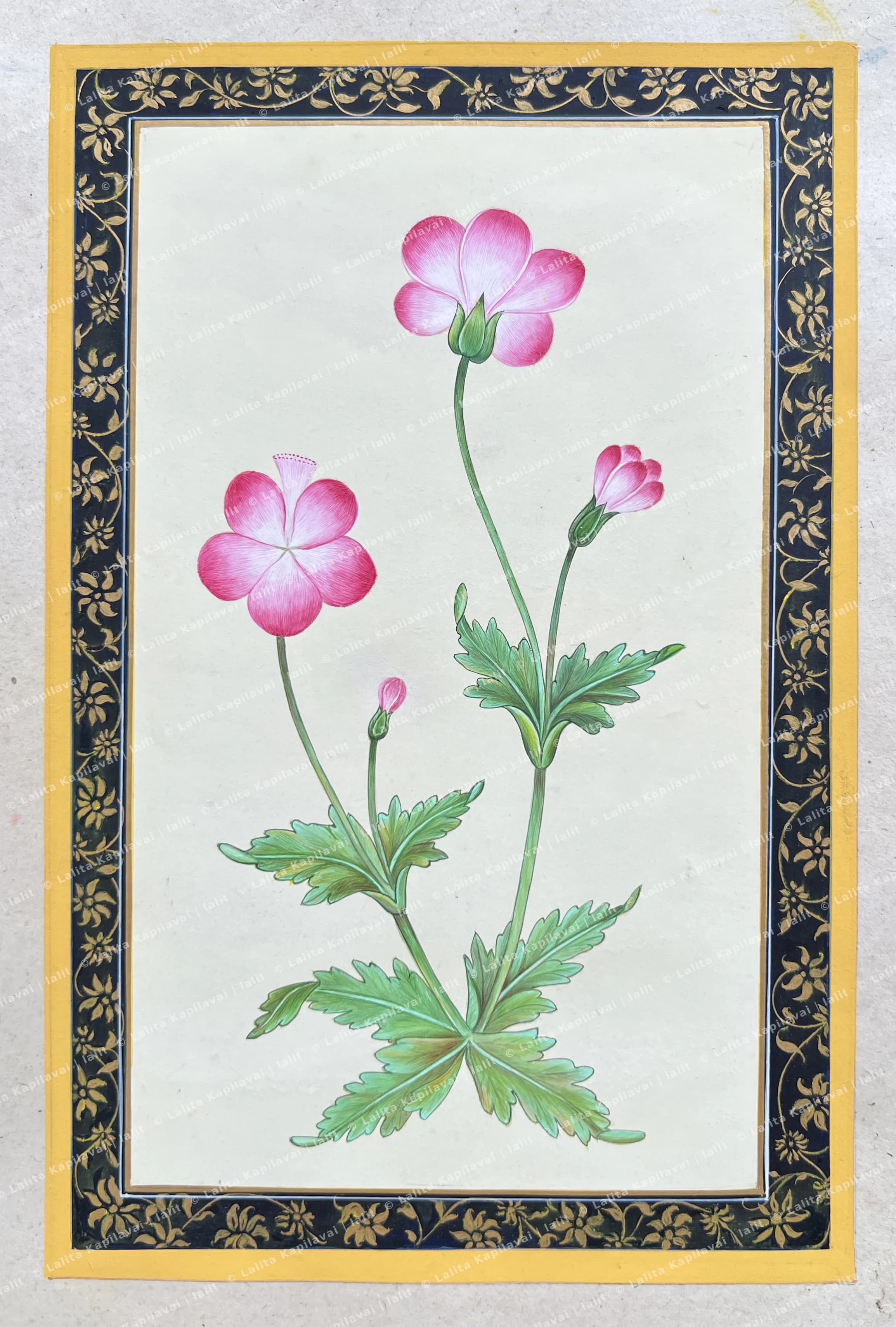 Mughal flowers