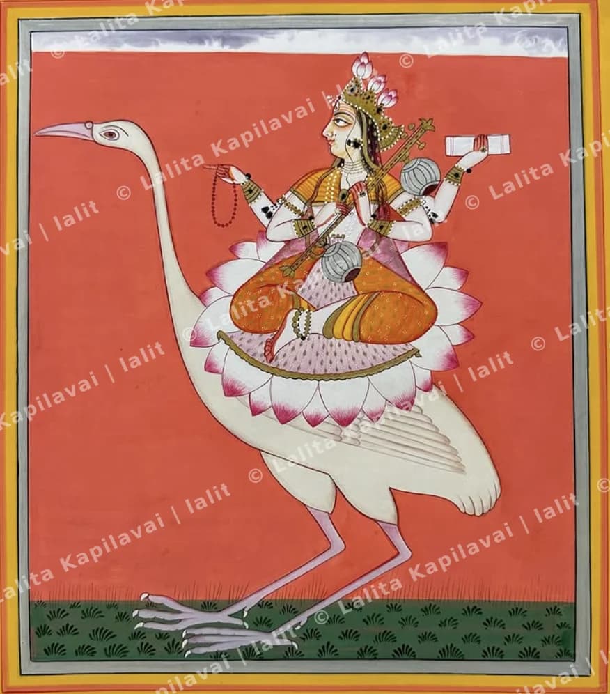 Goddess Sarasvati
