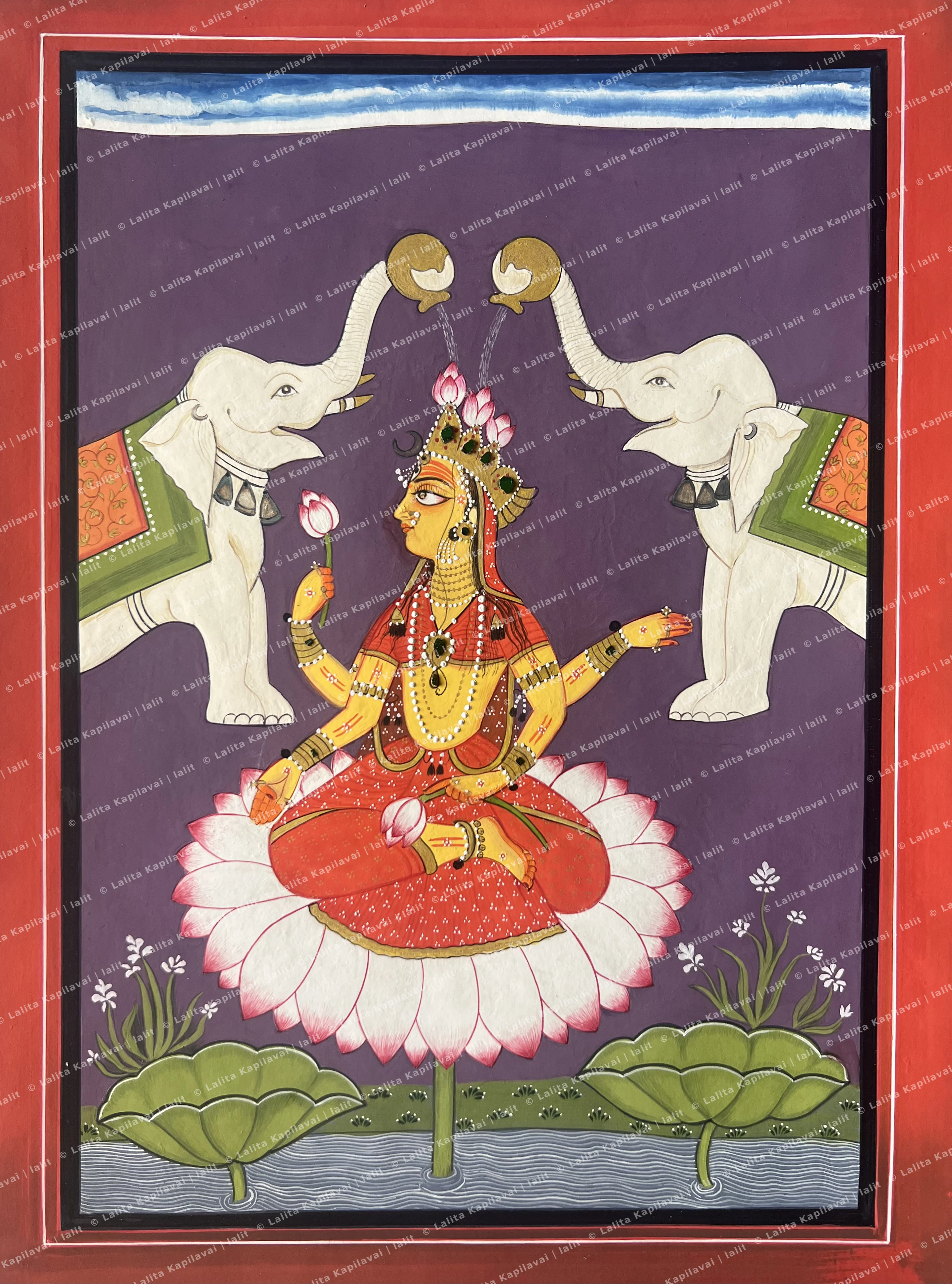 Goddess Gaja Lakshmi