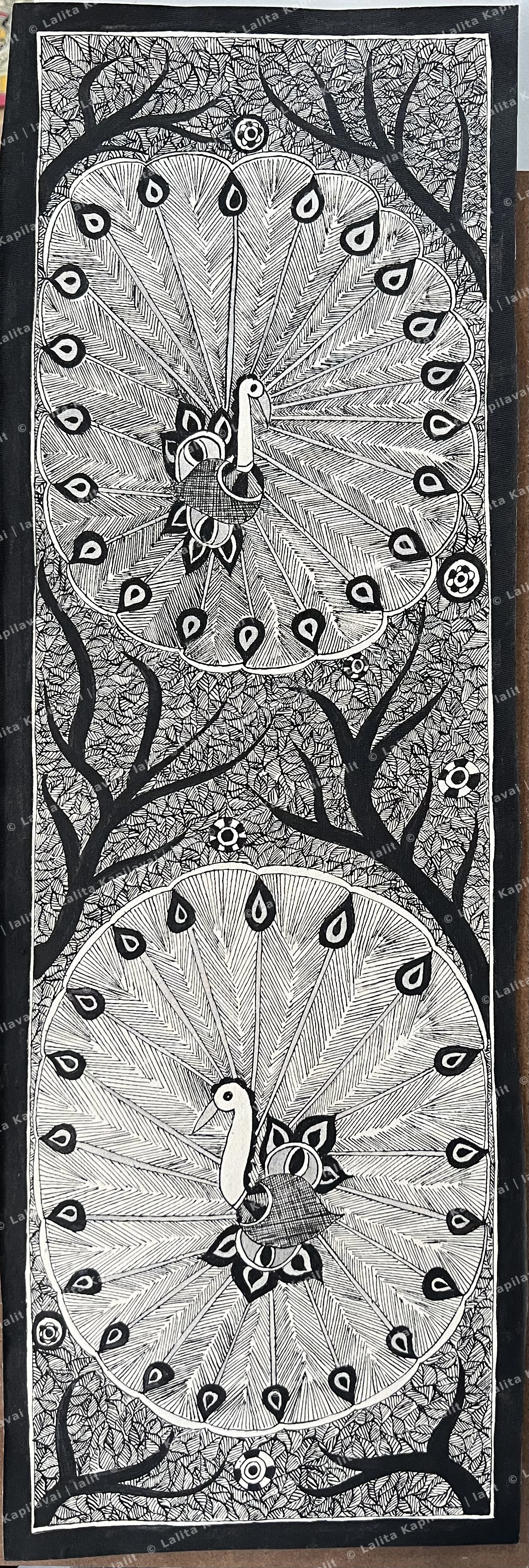 Peacock 2 Madhubani