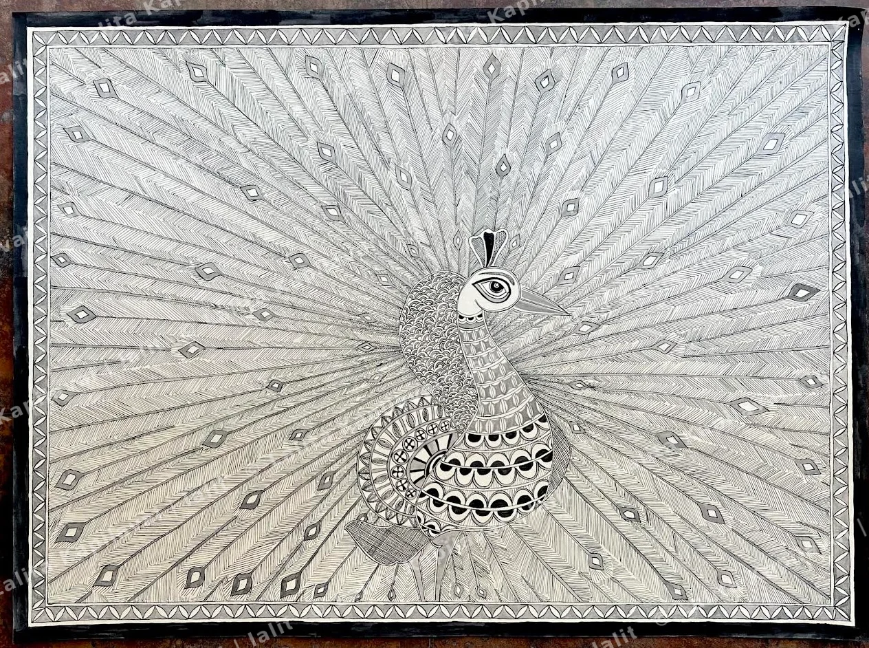 Peacock 1 Madhubani